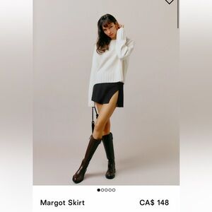 REFORMATION MARGOT MINI SKIRT SIZE 8